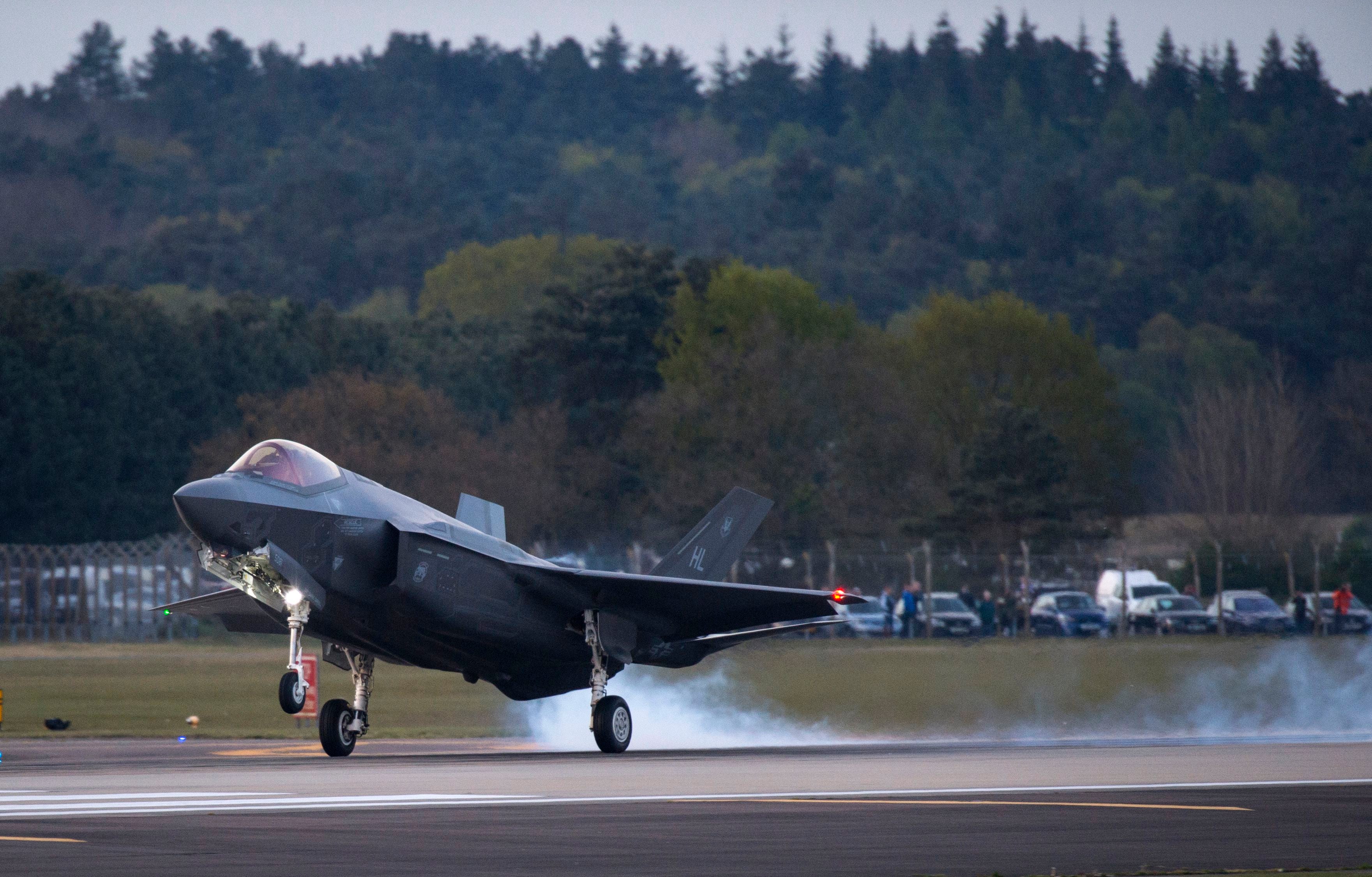 UK facilities for American F-35 jets are delayed and over budget
