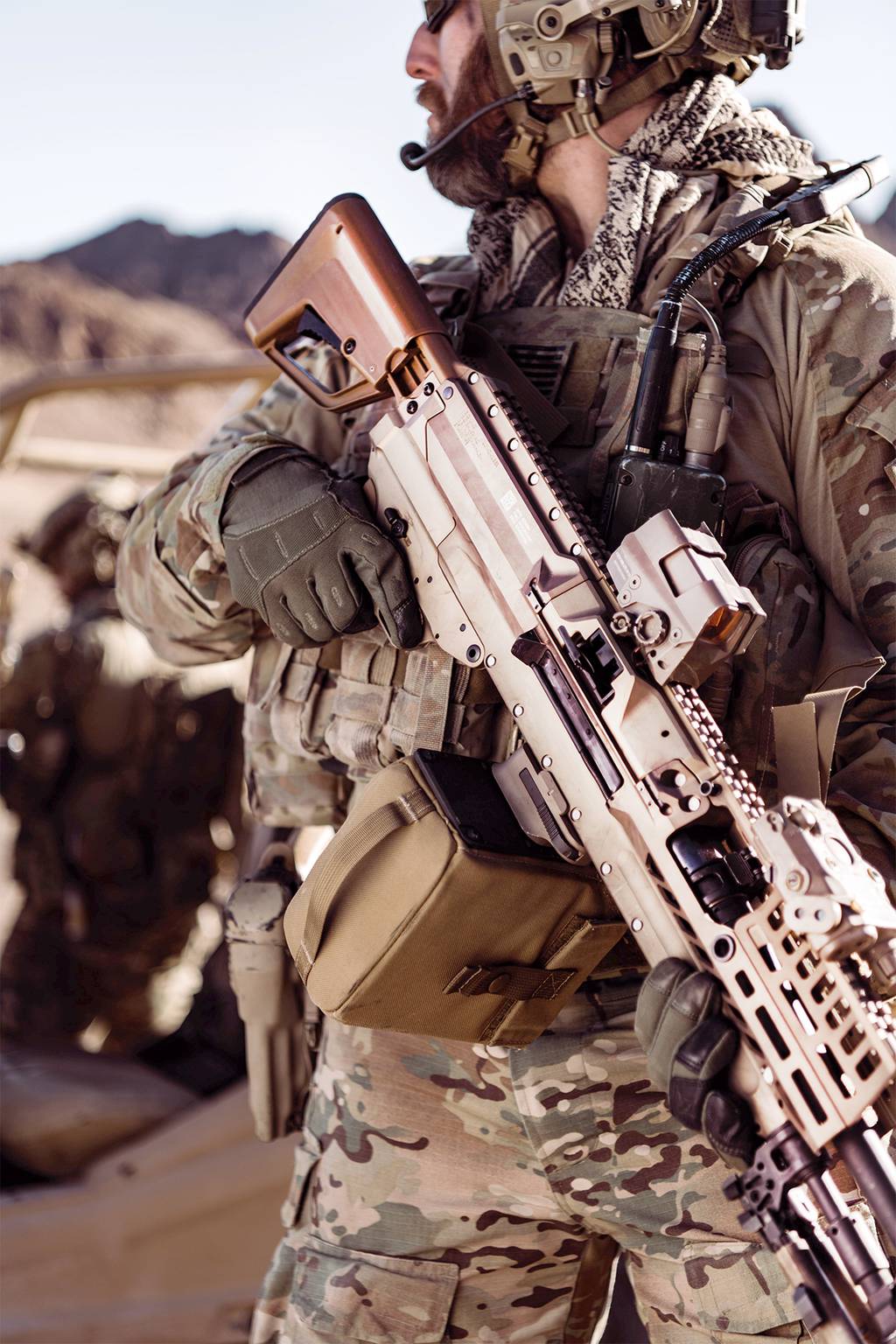 New rifle, light machine gun headed to combat troops