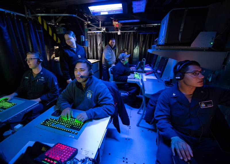 Navy command and control exercise