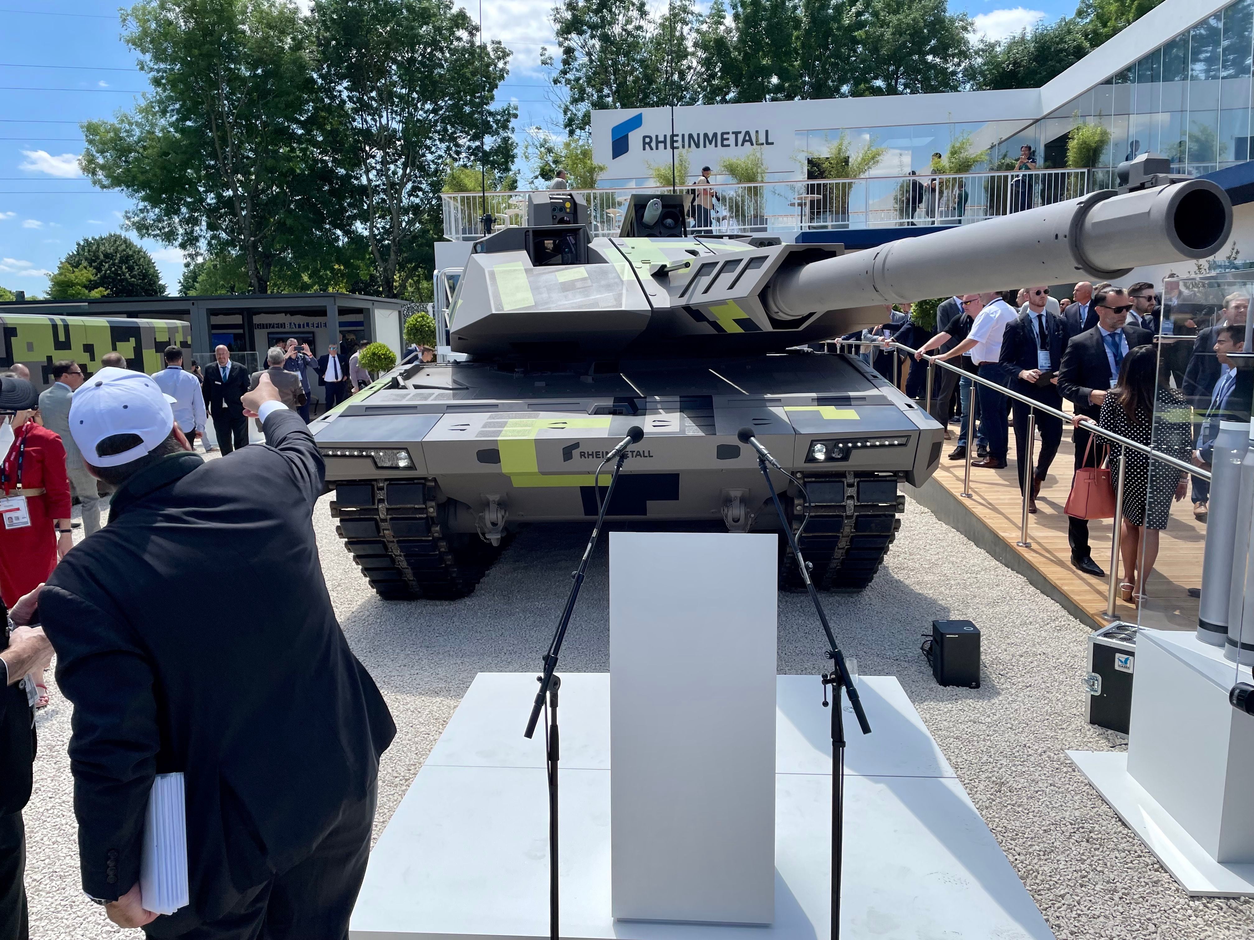 Rheinmetall Panther battle tank as heir to the