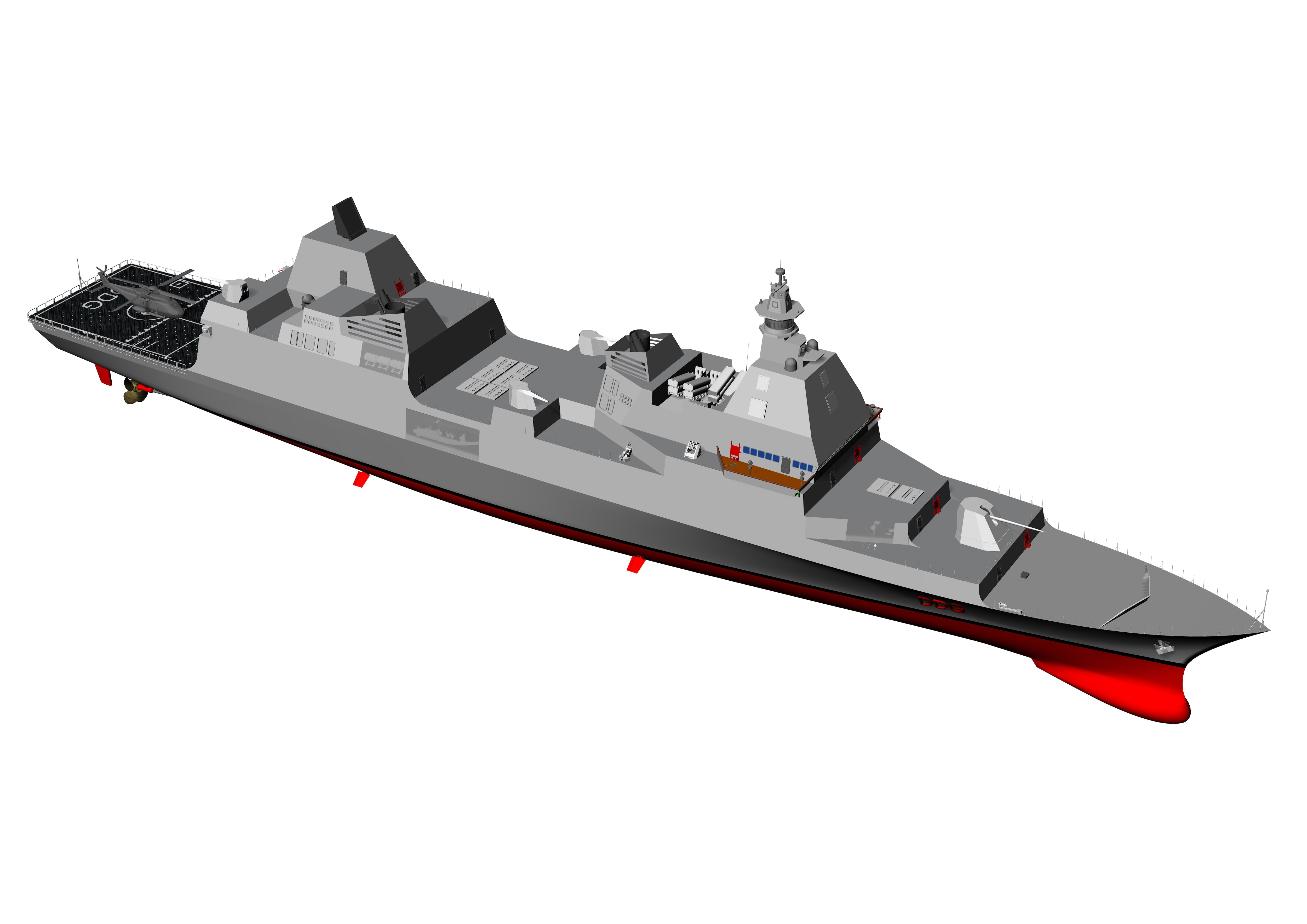 The Navy's New Stealth Destroyer Has a Watered Down Design, Questionable  Future