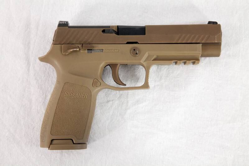 Take a look at the military’s new Sig Sauer handguns