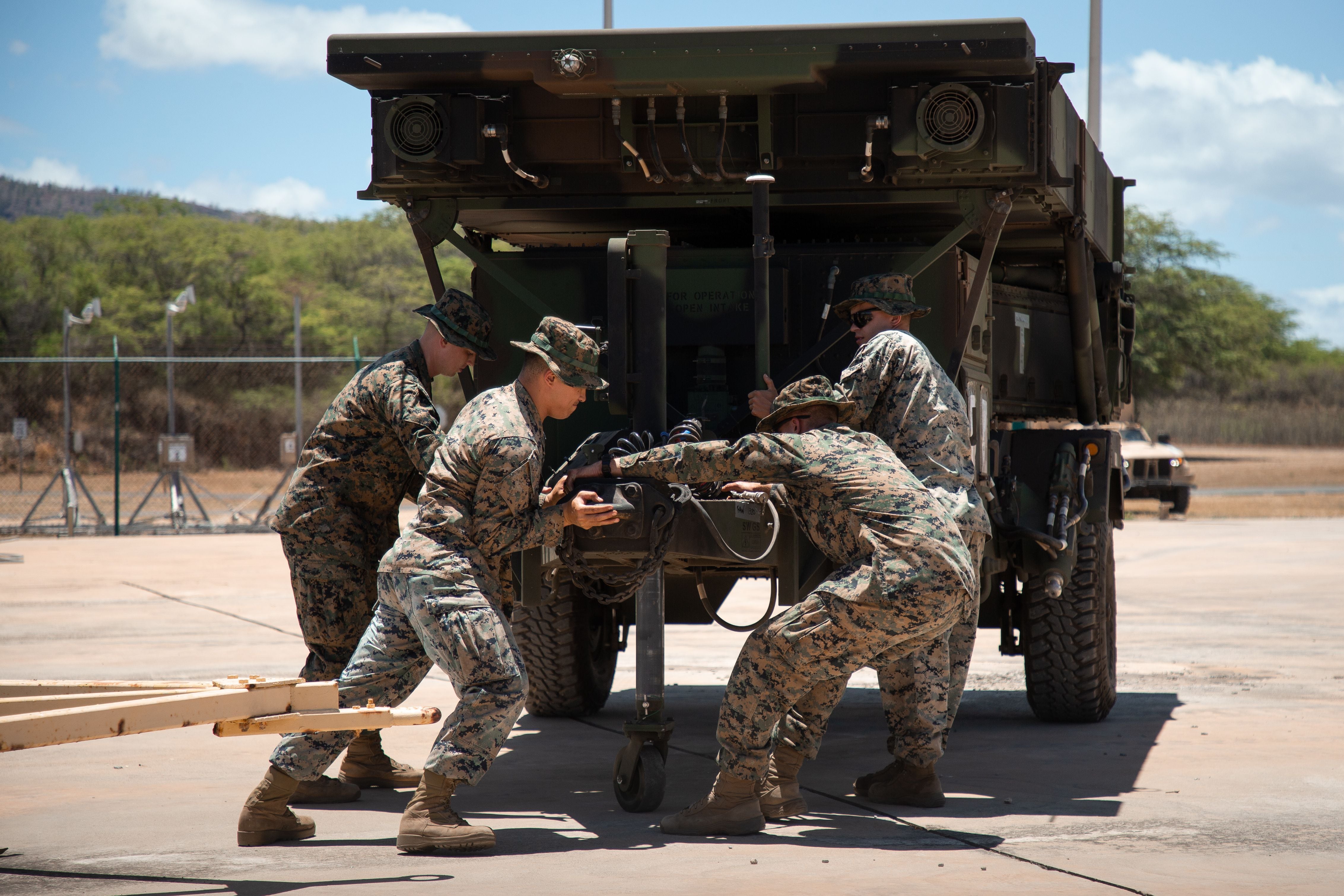 First Image of Marines' New Anti-Ship Missile Unmanned Truck