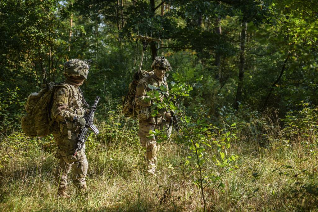 U.S. Army soldiers provide actionable signals intelligence during the Saber Junction exercise in Grafenwoehr, Germany, in September 2018.