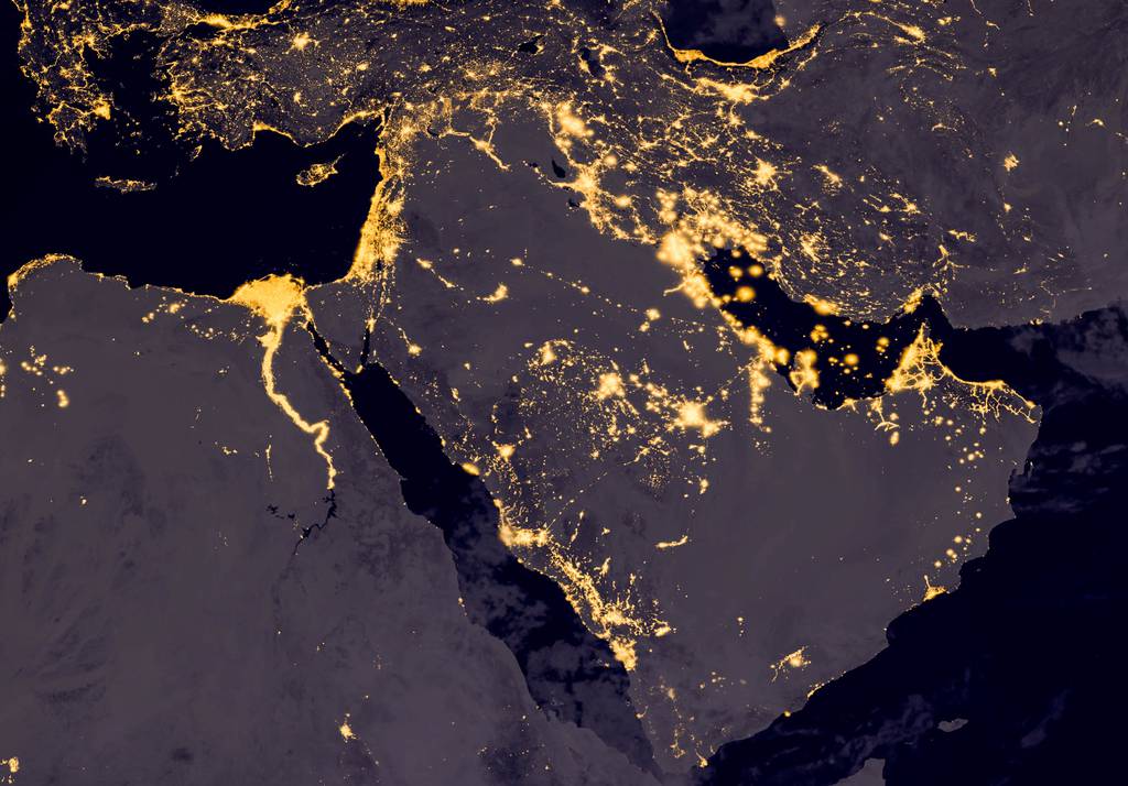 Gulf region from space