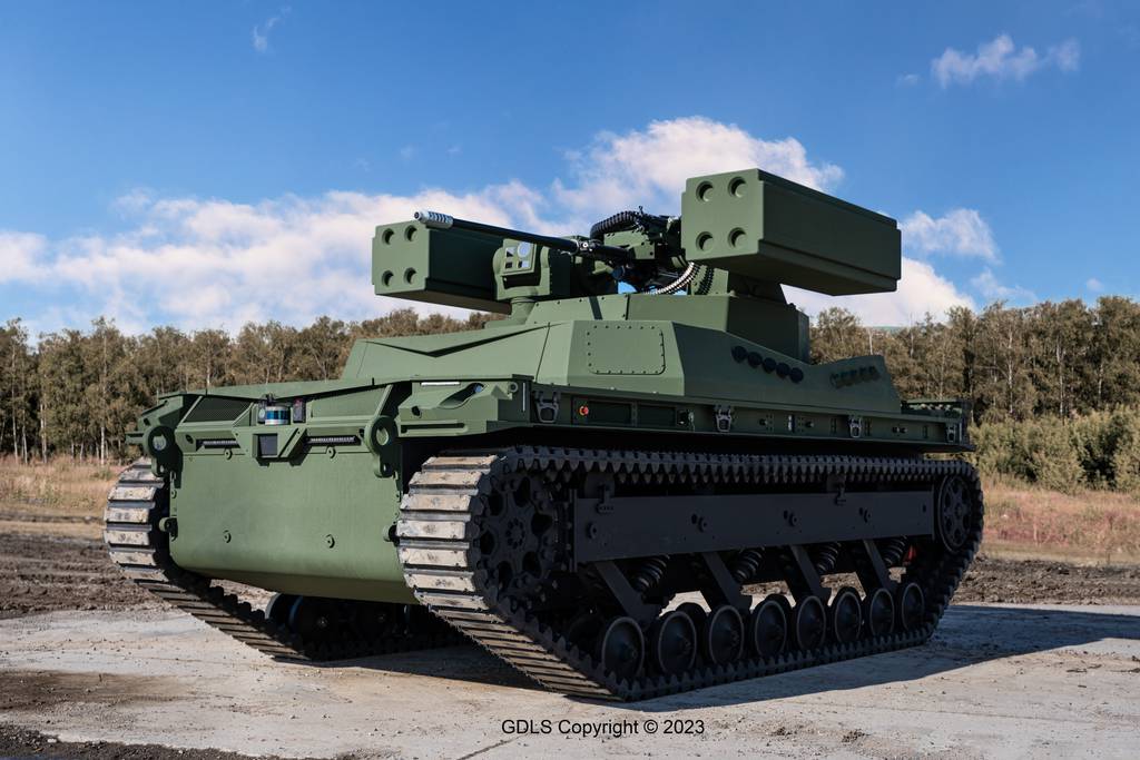 General Dynamics unit puts short-range air defense on robotic vehicle - Defense News