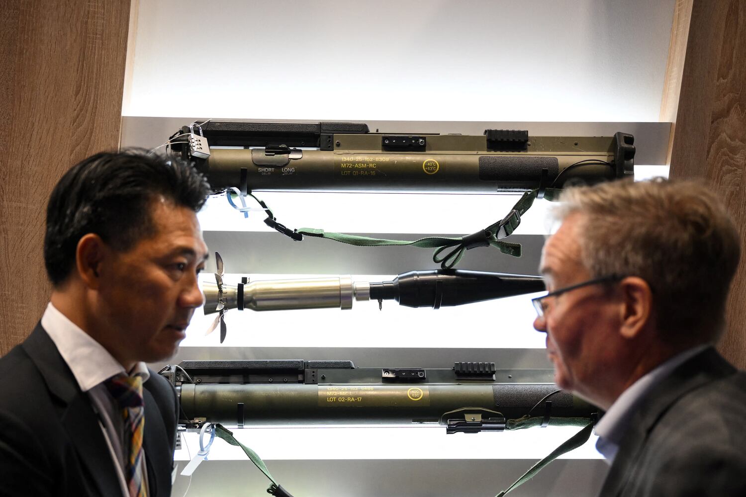 See the weapons on display at DSEI — golden gun included