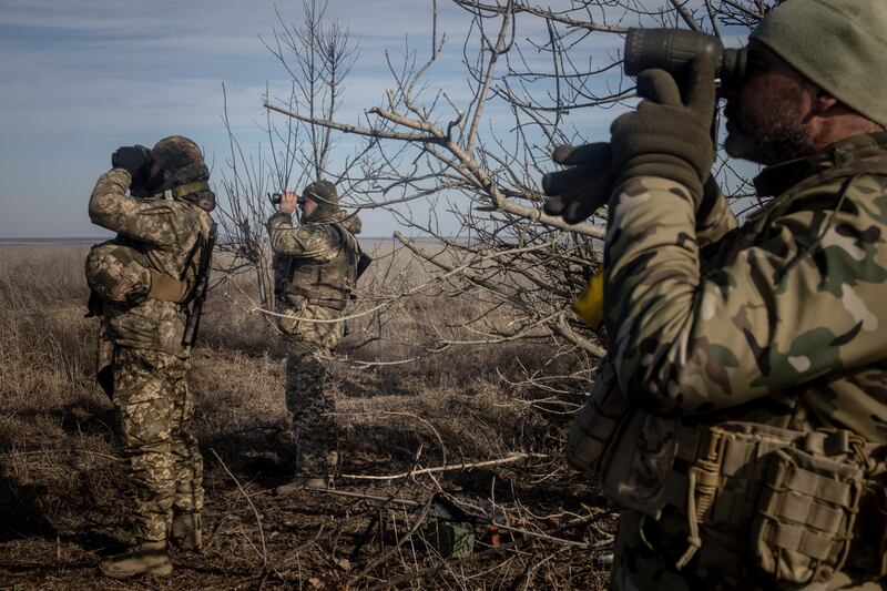 In Ukraine, long guns become desperate defenses against small drones